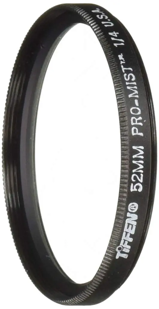 Tiffen 52mm Pro-Mist 1/4 Diffusion Camera Filter | Softens Highlights & Blemishes - main product image