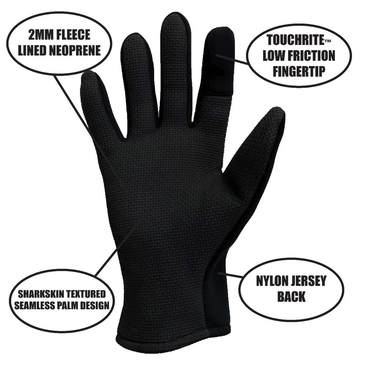 Glacier Glove Unisex Kenai Original Full Finger Gloves | Lightweight, Water-Resistant, Fleece-Lined for Outdoor & Fishing - view 2