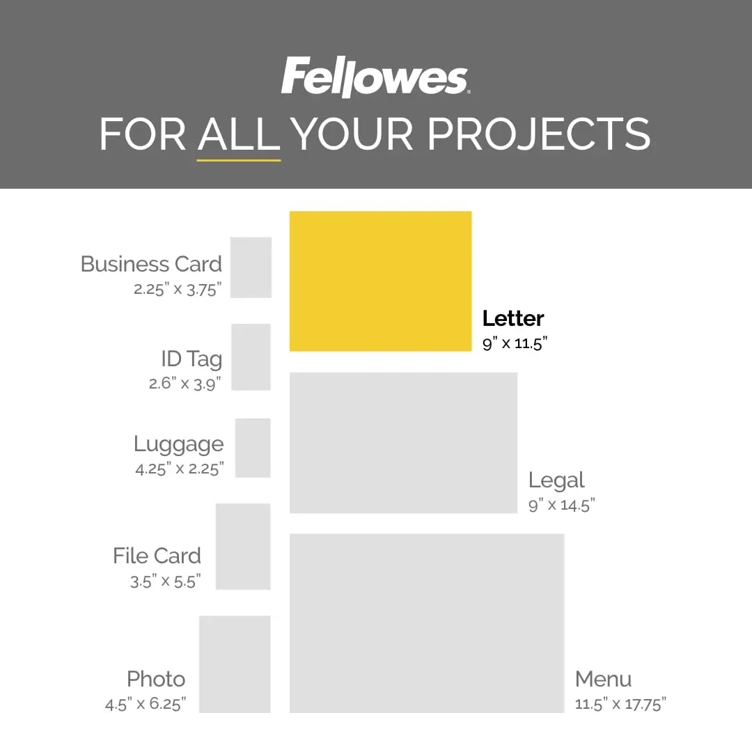 Fellowes Self-Adhesive Laminating Sheets, Letter Size, 3 Mil, 50pk | Easy to Use, No Machine Needed, Protects & Enhances Documents - view 3