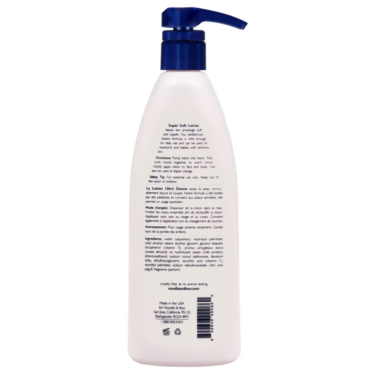 Noodle & Boo Super Soft Moisturizing Lotion for Daily Baby Care 473ml (16 Fl Oz) | Hypoallergenic for Sensitive Skin - view 2
