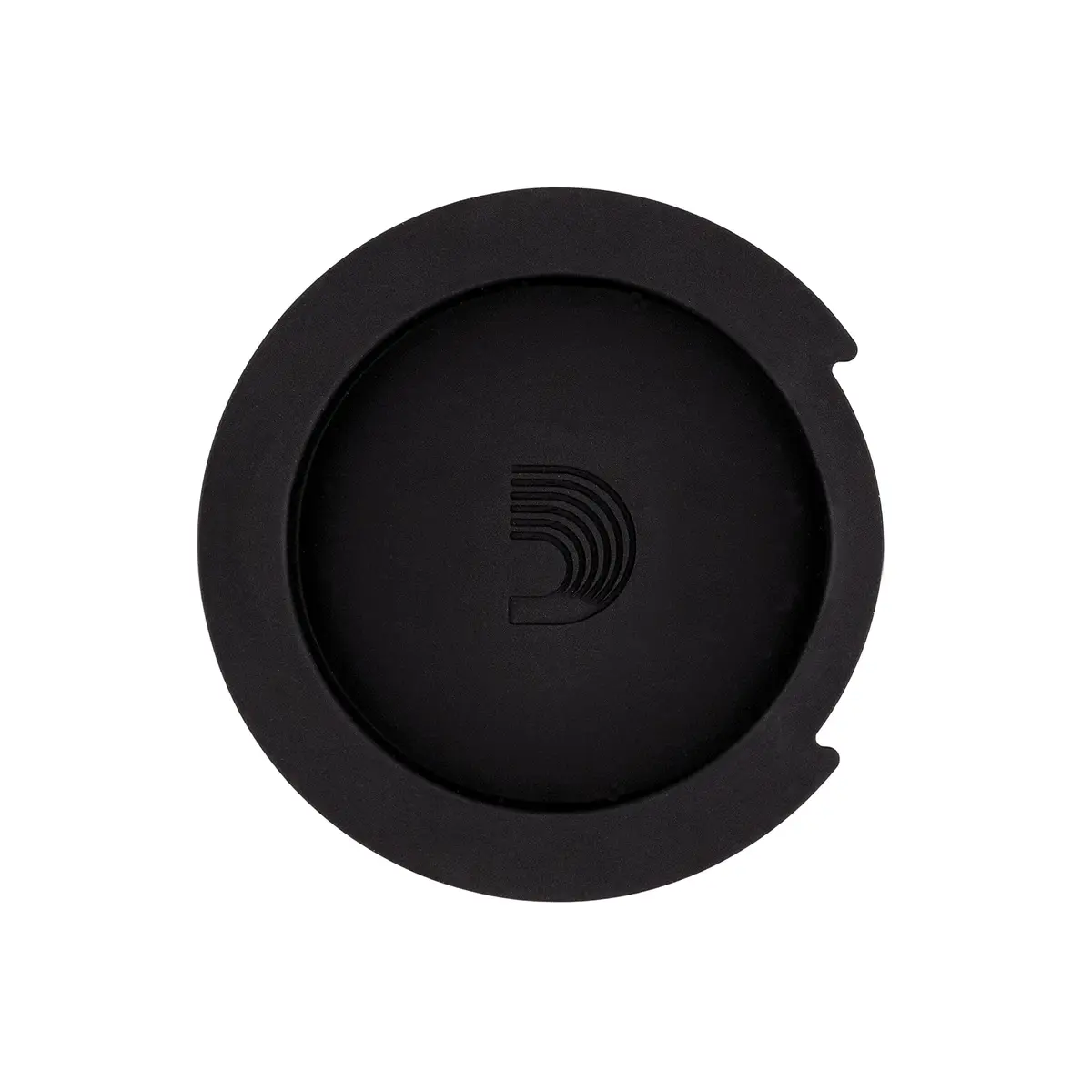 D'Addario Screeching Halt Soundhole Cover Black | Eliminates Feedback & Enhances Stage Volume - main product image