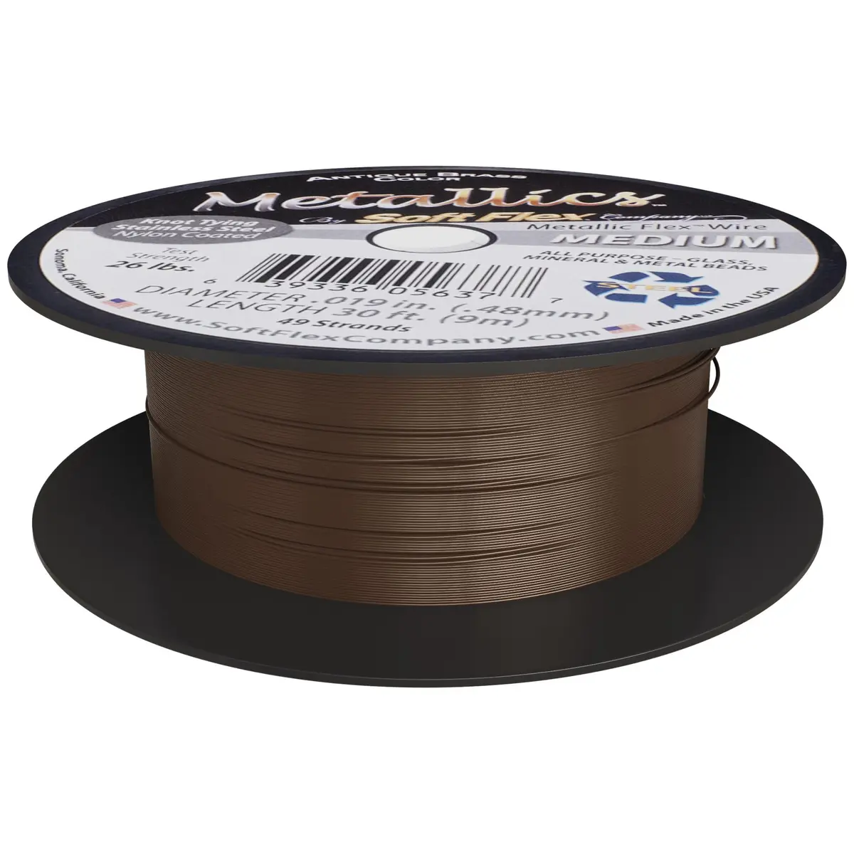 Soft Flex 49 Strand Beading Wire - 0.19 Inch Diameter, 30 Feet (9.14m) | Ultra Soft & Easy to Knot - view 8
