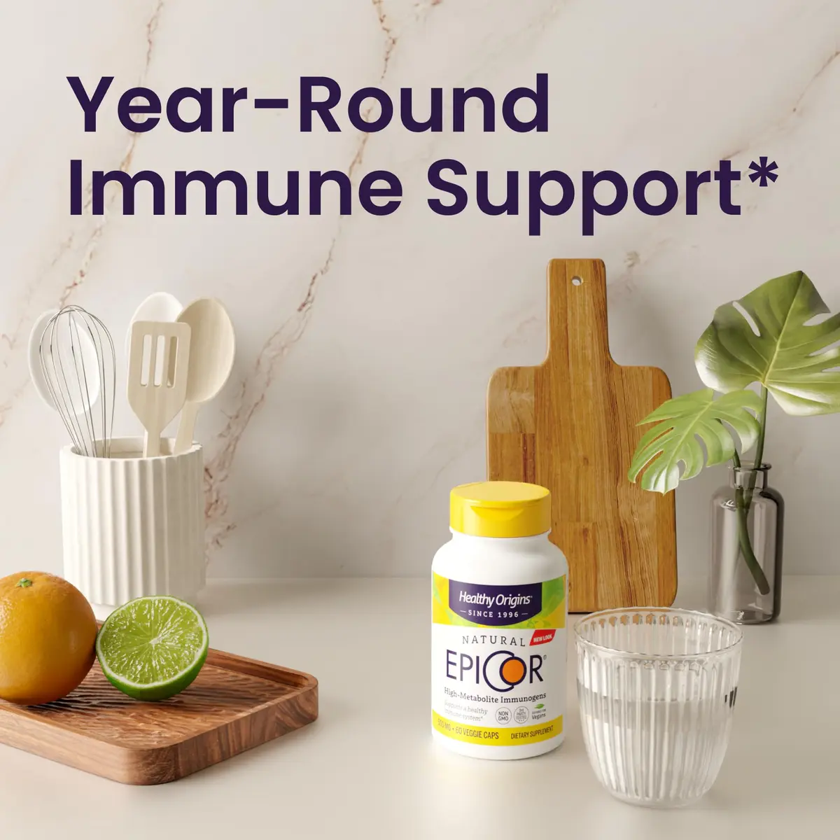 Healthy Origins EpiCor Dried Yeast 500 mg | Supports Immune System & Antioxidants (100 words) - view 5
