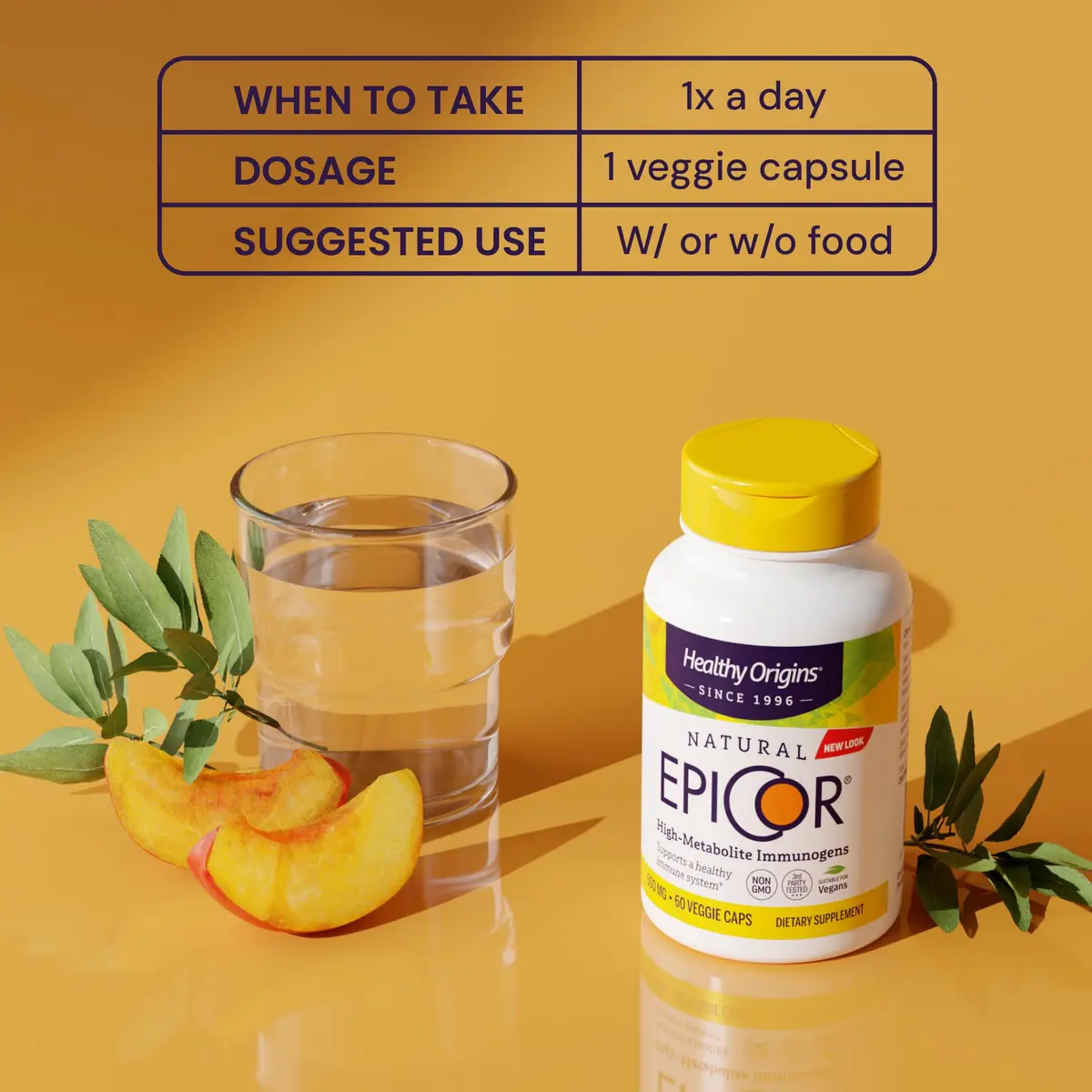 Healthy Origins EpiCor Dried Yeast 500 mg | Supports Immune System & Antioxidants (100 words) - view 6