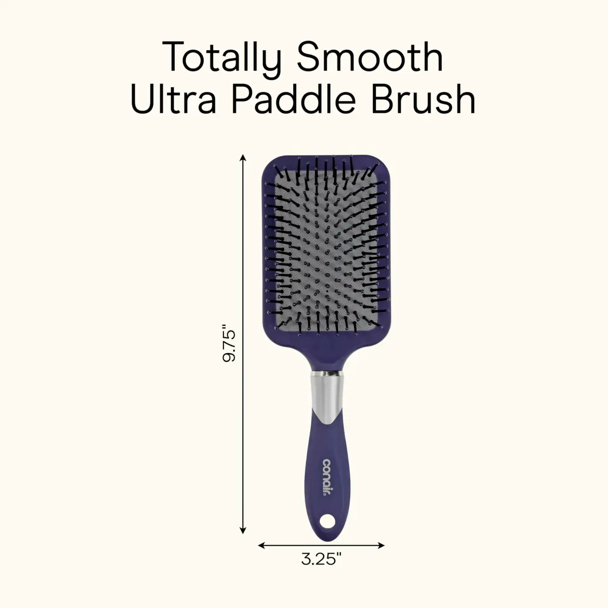 Conair Ultra Wide Paddle Hair Brush for Thick Hair | Detangling Design with Ball-Tipped Bristles - view 8