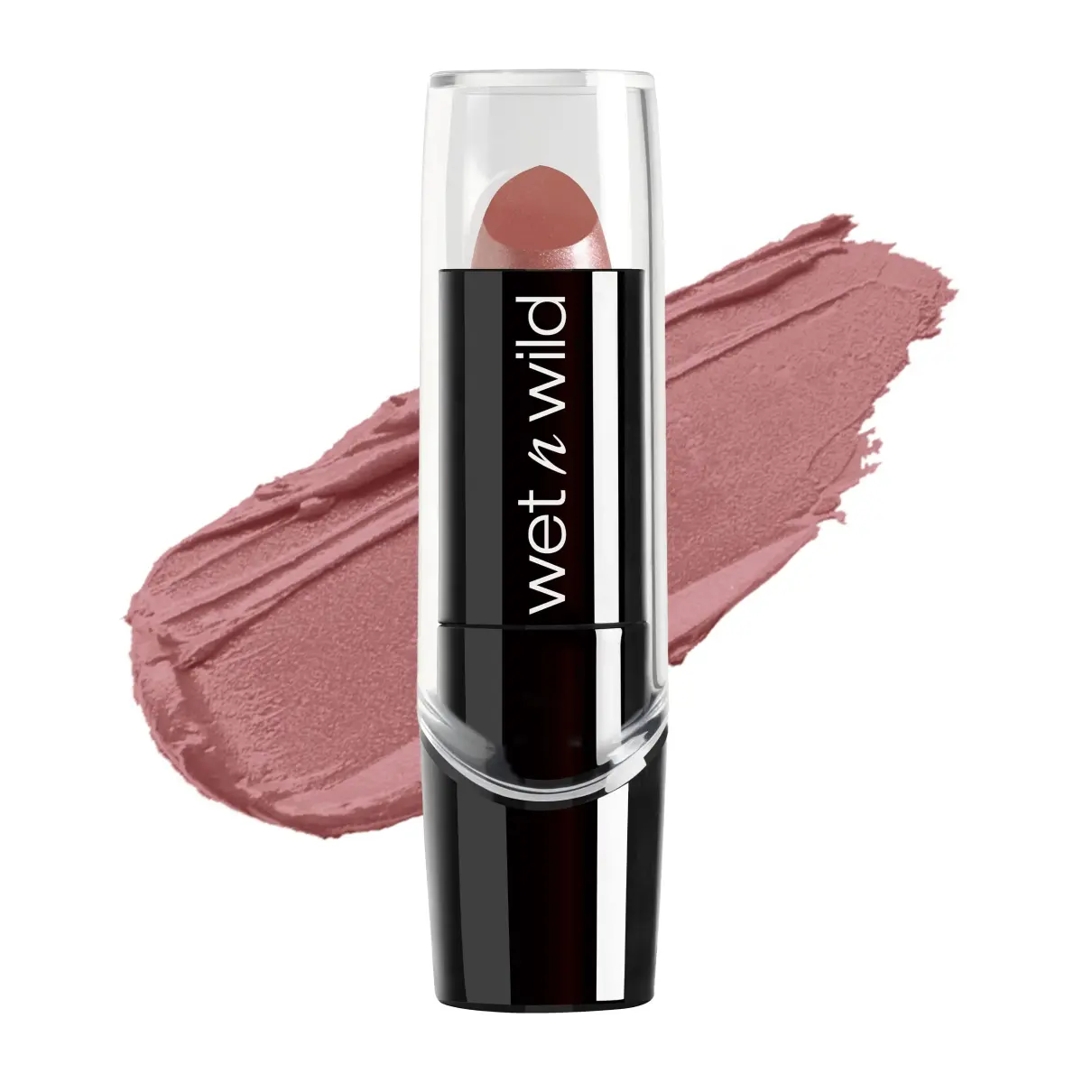 wet n wild Silk Finish Lipstick in Dark Pink Frost | Hydrating, Rich & Buildable Lip Color - main product image