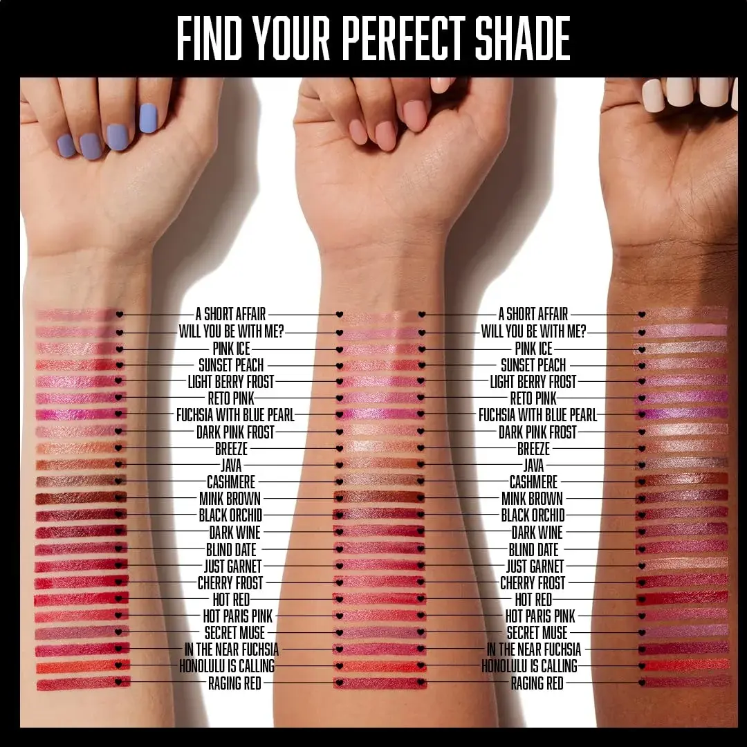 wet n wild Silk Finish Lipstick in Dark Pink Frost | Hydrating, Rich & Buildable Lip Color - view 4