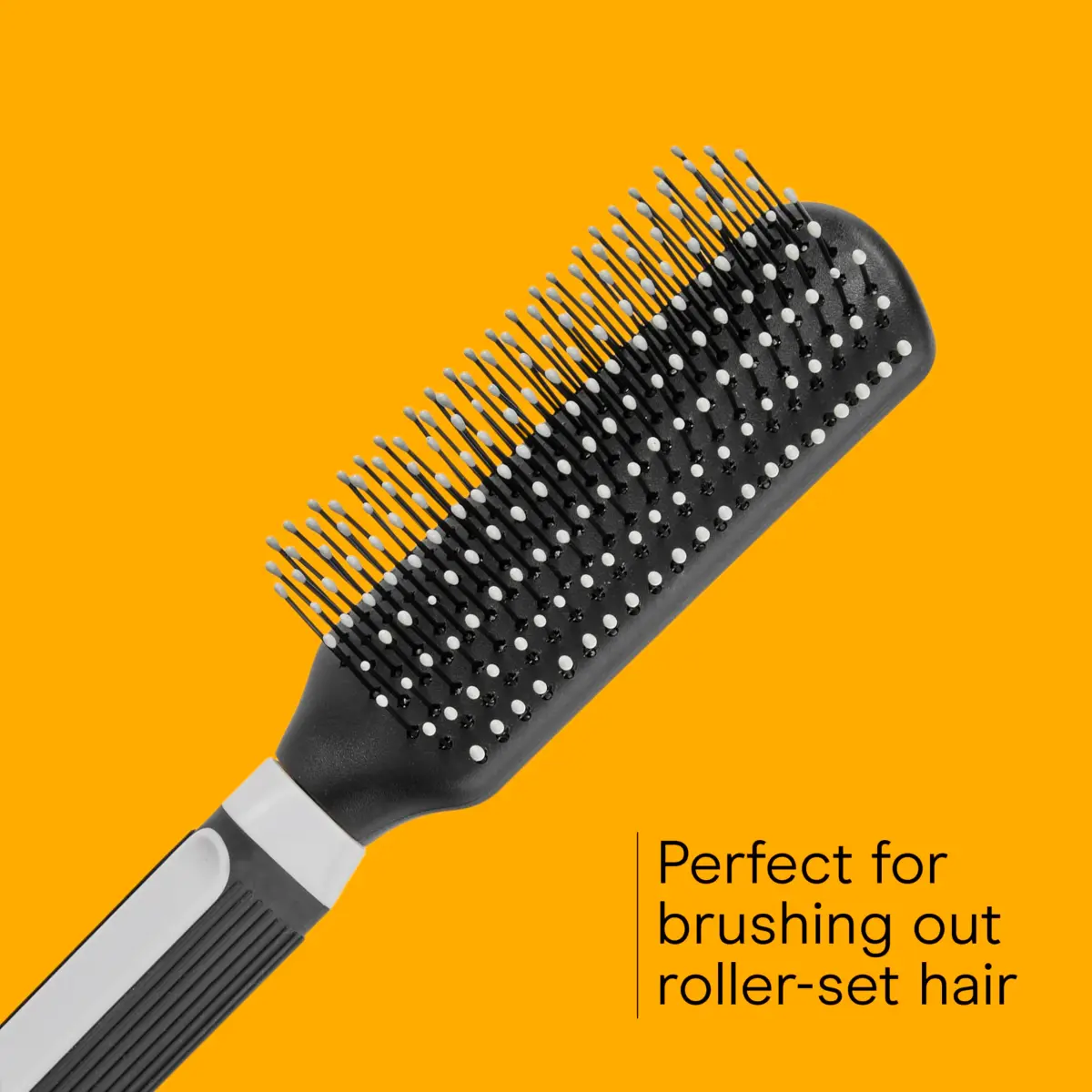 Conair Grip & Shape Styling Hair Brush with Nylon Bristles, Grey | Detangles and Adds Volume - view 4