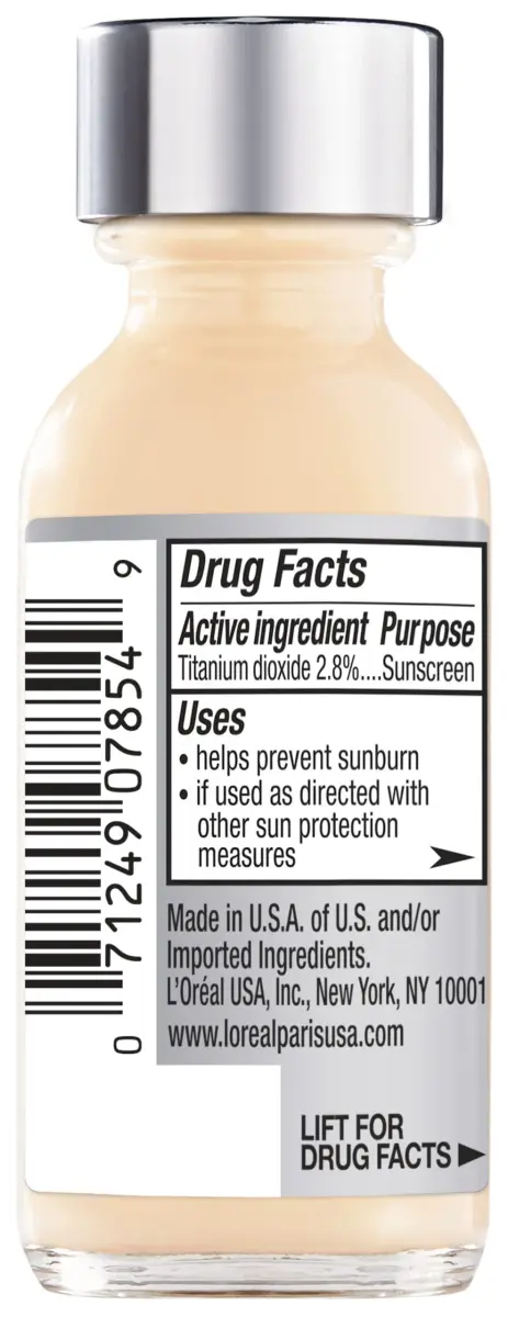 L'Oreal Paris True Match Super-Blendable Liquid Foundation Porcelain W1 29.57ml (1 Fl Oz) | Natural Finish Foundation - view 2