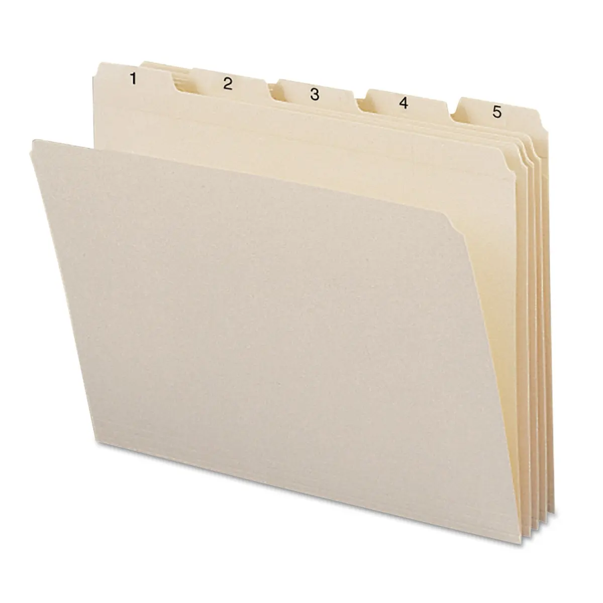 SMEAD File Folders Manila Set Daily 1-31 | Indexed 5-Tab Office & School Filing - main product image