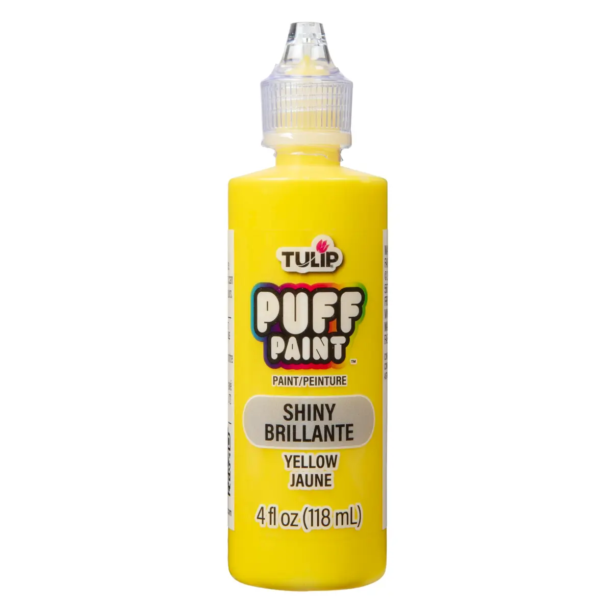 TULIP Dimensional Fabric Paint 4 fl oz (118 ml) Slick Yellow | Permanent & Machine Washable - main product image
