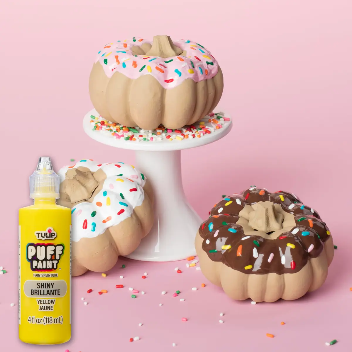 TULIP Dimensional Fabric Paint 4 fl oz (118 ml) Slick Yellow | Permanent & Machine Washable - view 5