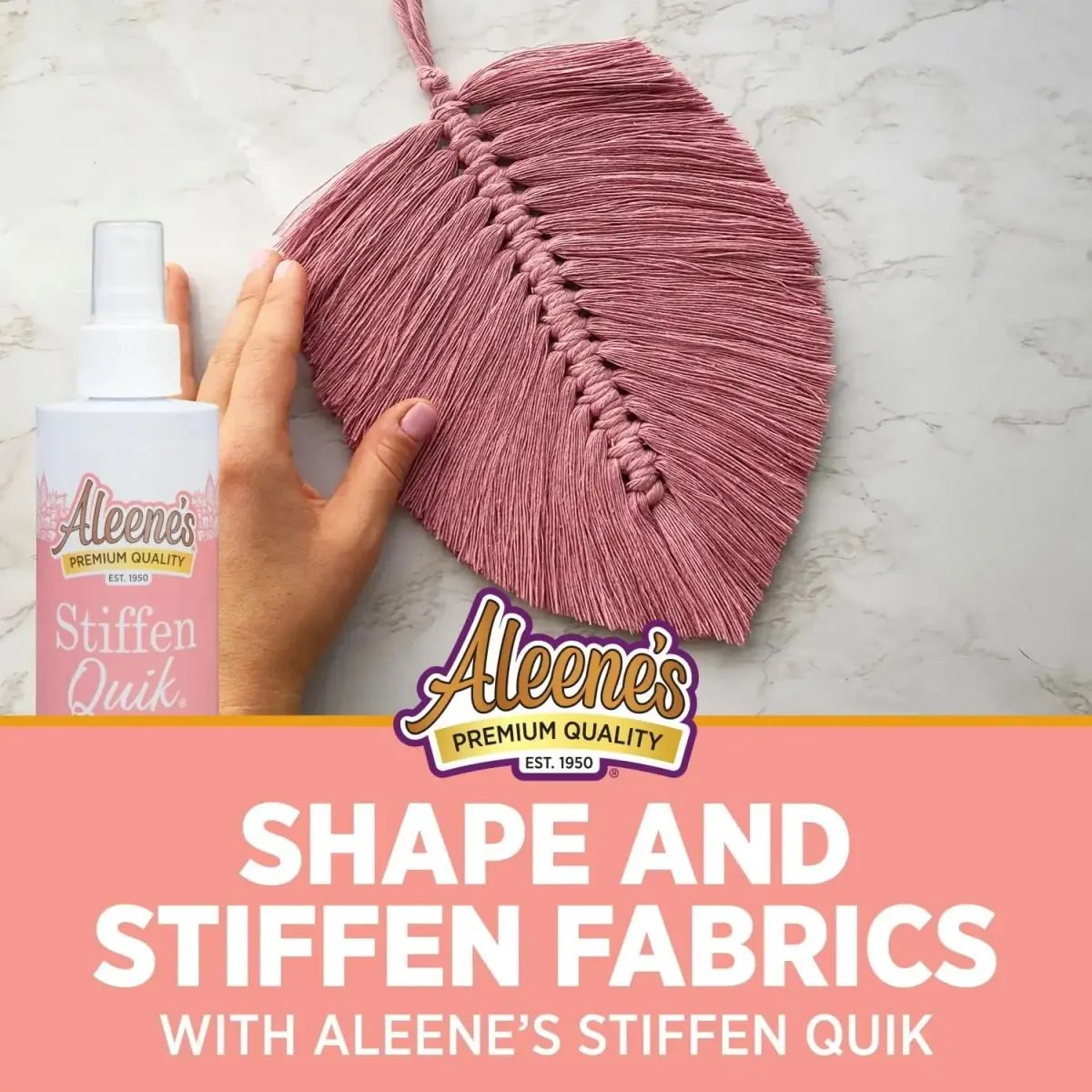 Aleene's Stiffen-Quik Fabric Stiffening Spray 236ml (8 Fl Oz) | Shapes Fabric & Crafts - view 6