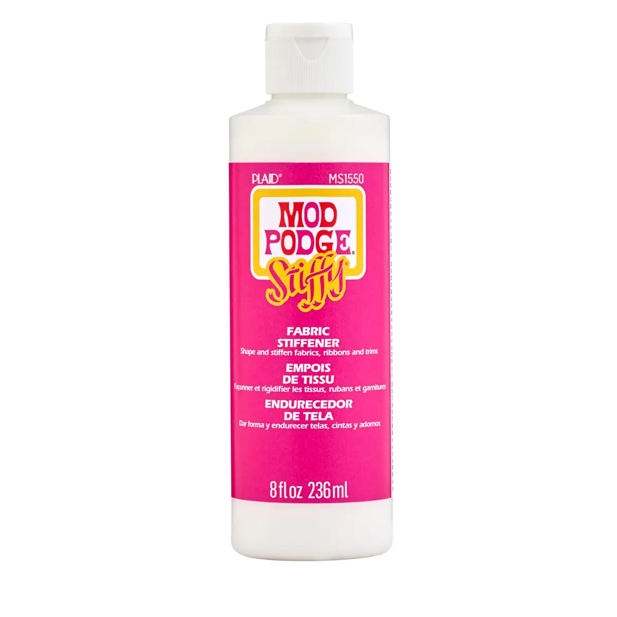 Mod Podge Stiffy Fabric Stiffener 236ml (8 fl oz) | Original Formula for Crafts - main product image