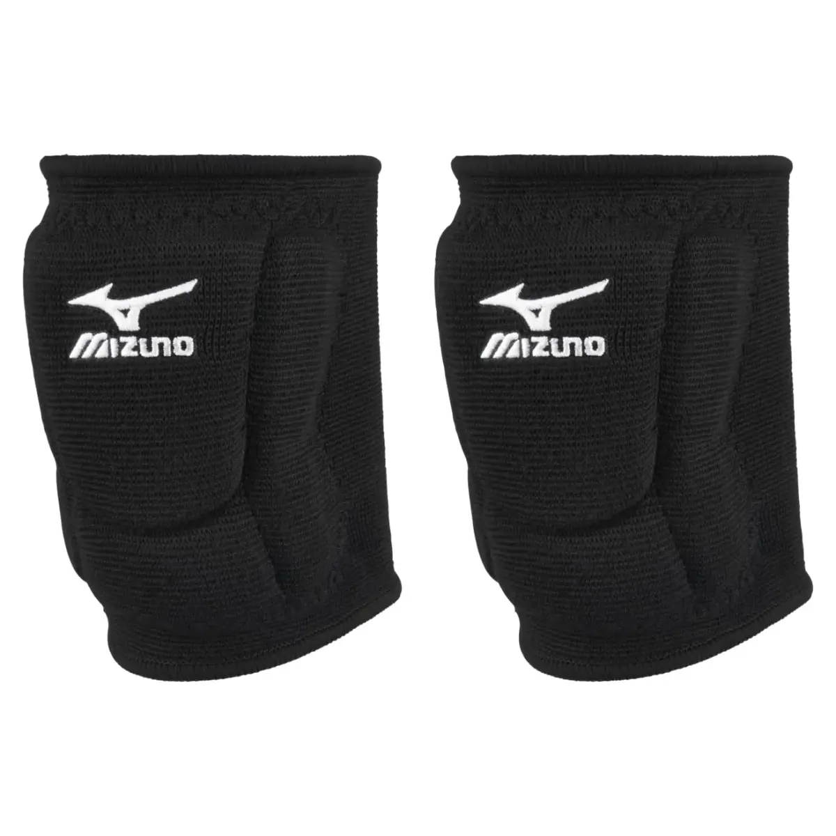 Mizuno LR6 Volleyball Kneepad, Black, Medium | 6" Sleeve Length - main product image