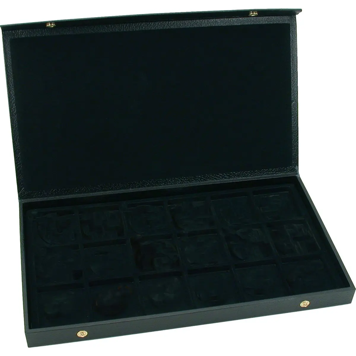 FindingKing Jewelry Storage Jewelry Box for 18 Watches | Faux Leather Organizer with 18 Compartments - main product image