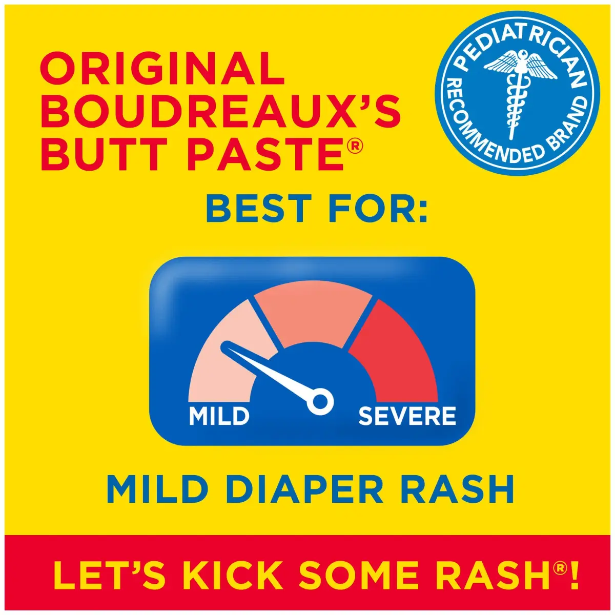 Boudreaux's Butt Paste Original Diaper Rash Cream Skin Protectant 4 Oz (118 ml) | Pharmacist-Developed for Instant Protection - view 2