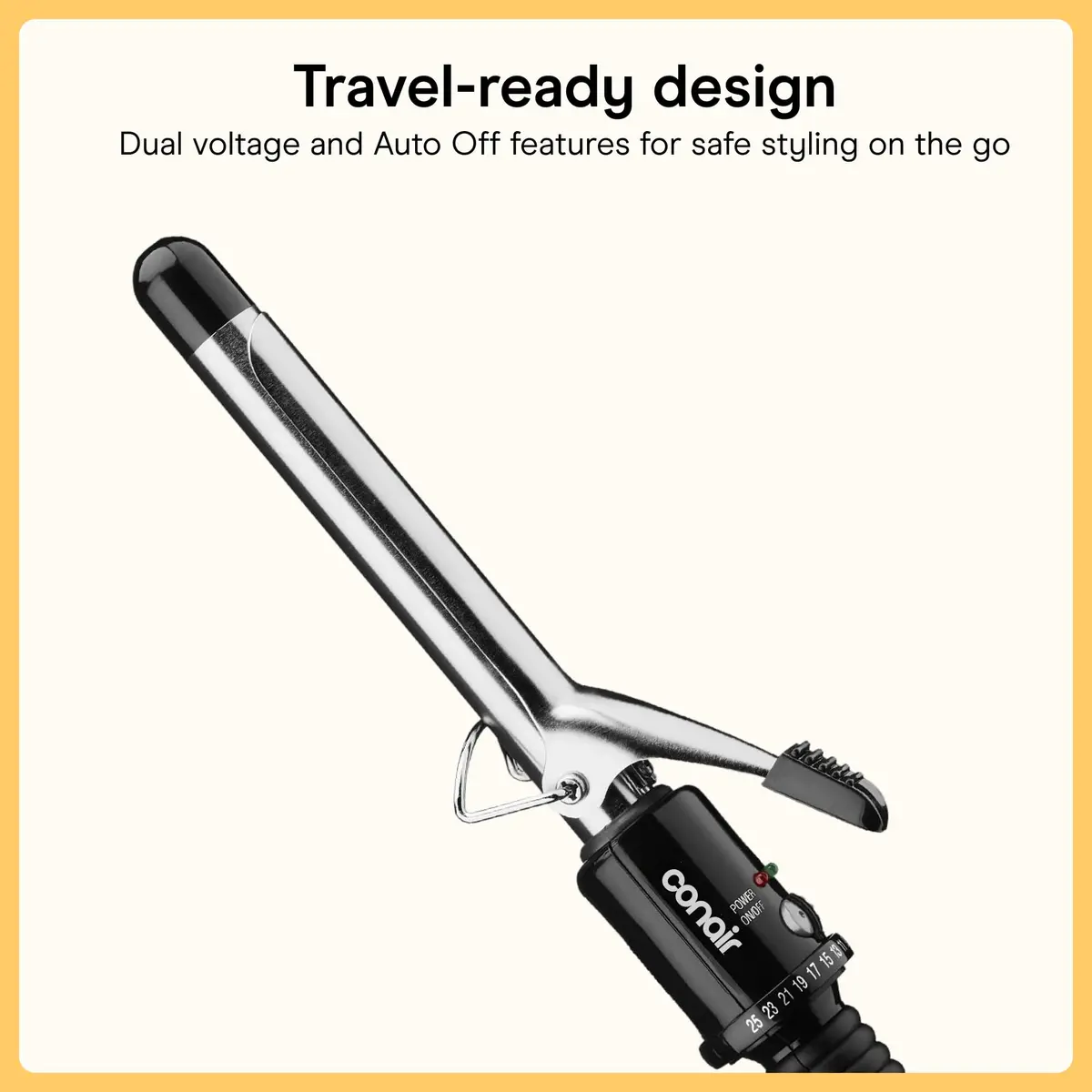 Conair Curling Iron 3/4-inch Barrel | Creates Tighter Curls & Waves, Suitable for Short to Medium Hair - view 6