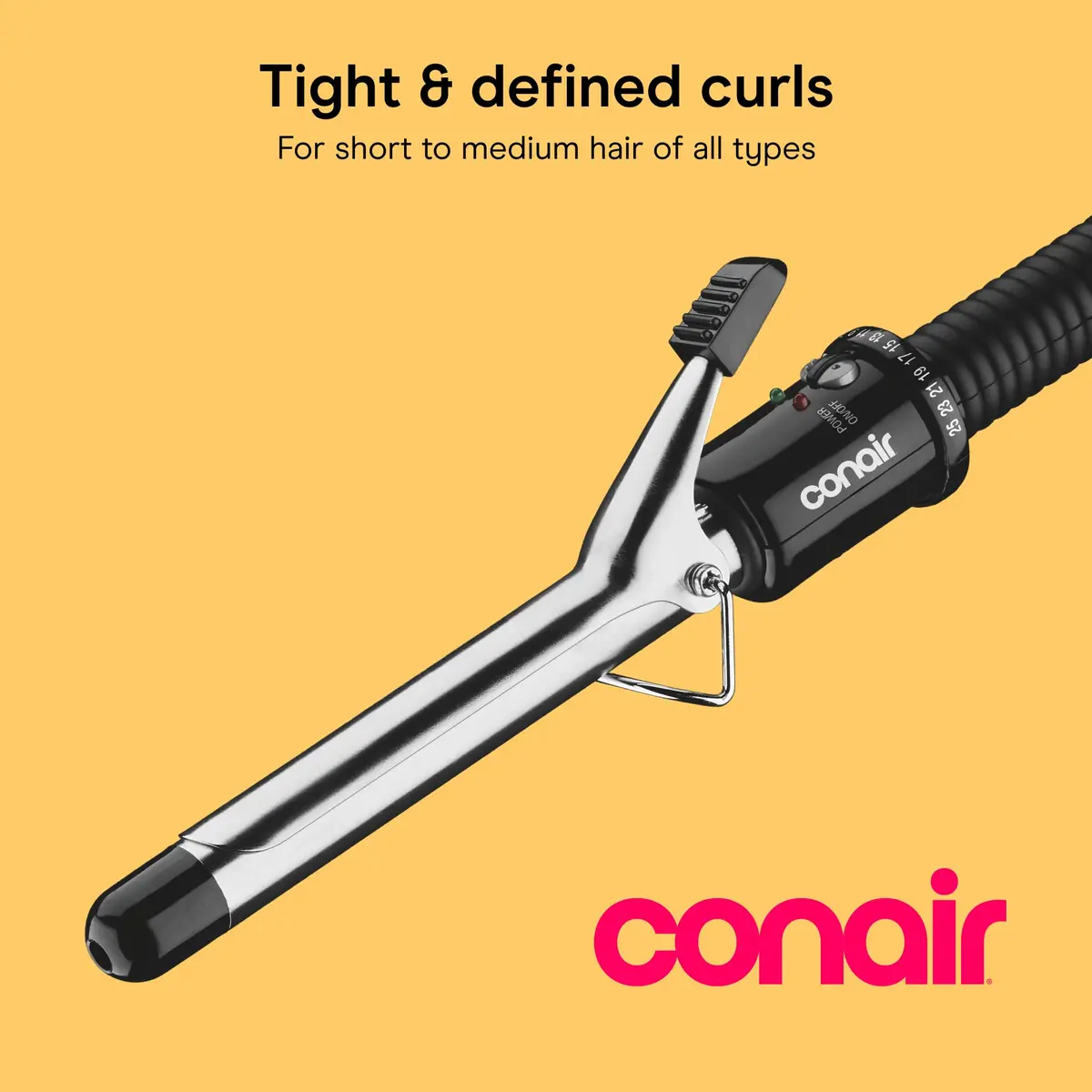 Conair Curling Iron 3/4-inch Barrel | Creates Tighter Curls & Waves, Suitable for Short to Medium Hair - view 2