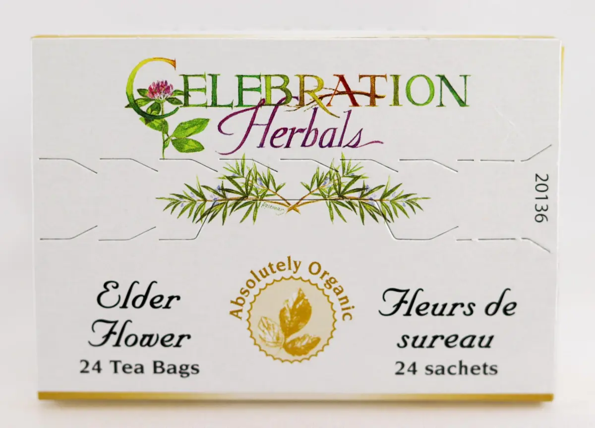 Celebration Herbals Organic Elder Flower Tea Bags 24 Count | Certified Organic Elderberry Tea for Relaxation & Wellness - view 7