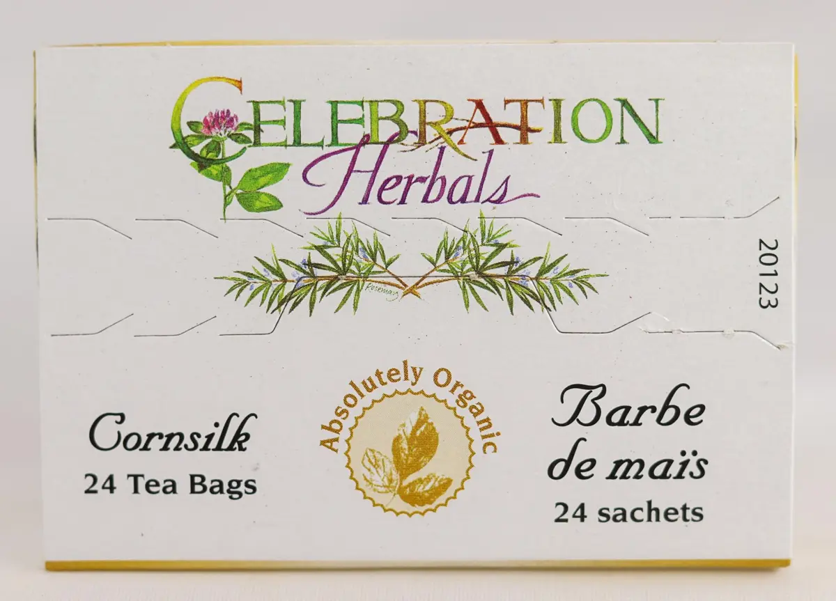 Celebration Herbals Organic Cornsilk Tea 24 Herbal Tea Bags | Caffeine-Free & Organic - view 7