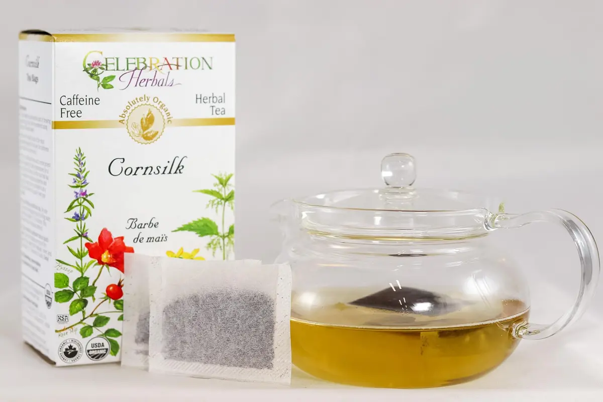 Celebration Herbals Organic Cornsilk Tea 24 Herbal Tea Bags | Caffeine-Free & Organic - view 3