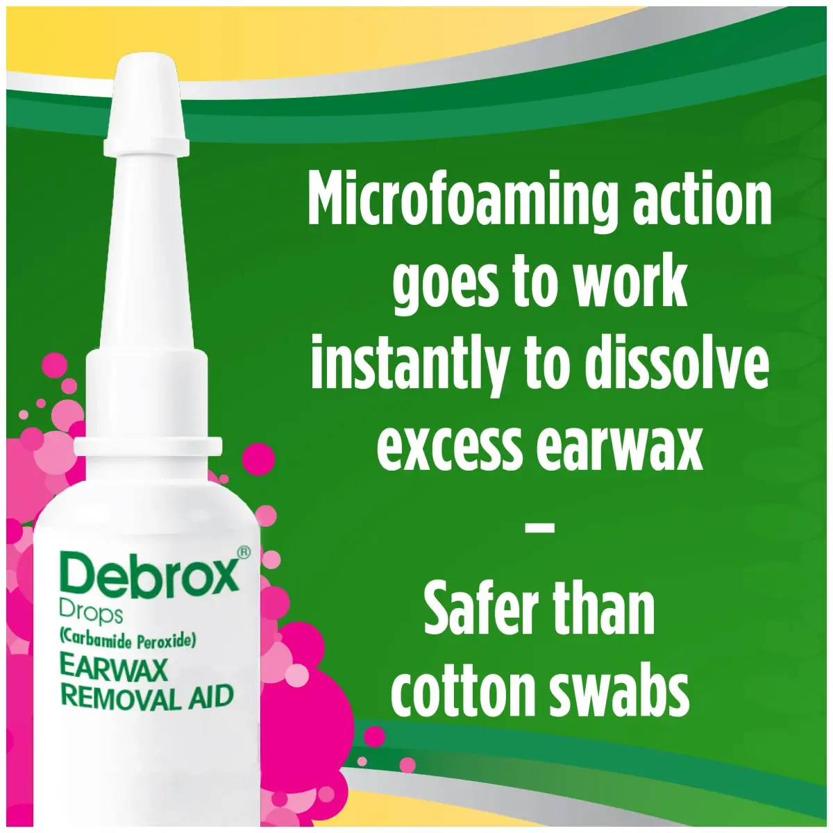 Debrox Ear Wax Removal Kit with Bulb Syringe & 0.5 Fl Oz Drops | Doctor Recommended Microfoaming Action - view 4