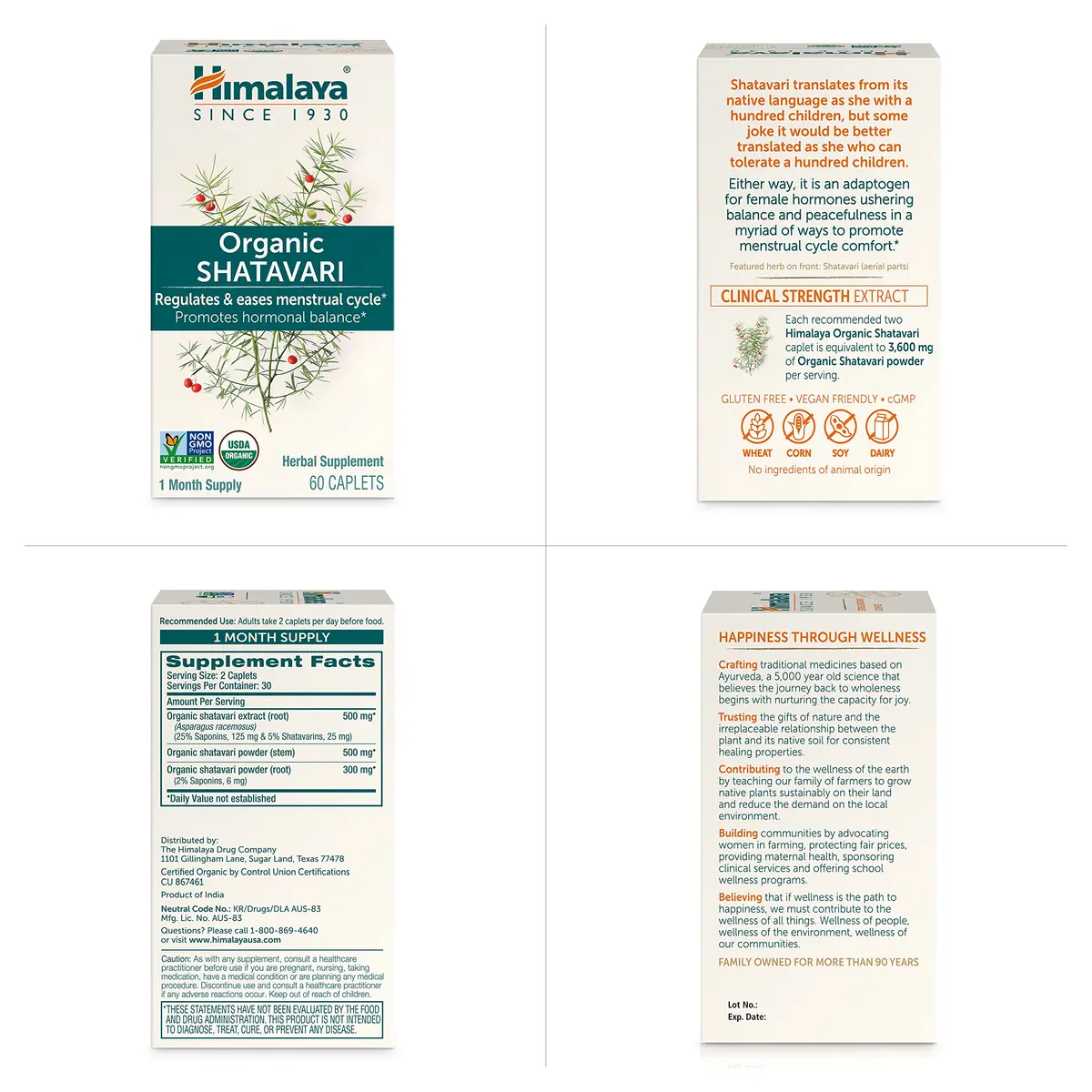 Himalaya Shatavari Capsules 1300 mg | Supports Hormone Balance & Menstrual Relief for Women - view 7