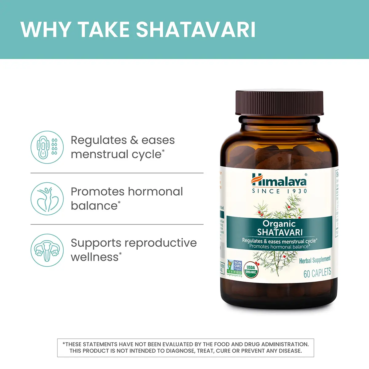 Himalaya Shatavari Capsules 1300 mg | Supports Hormone Balance & Menstrual Relief for Women - view 4