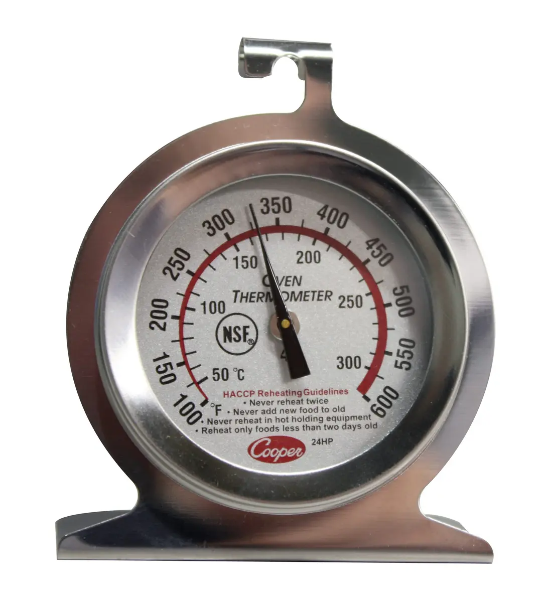 Cooper-Atkins Stainless Steel Oven Thermometer 100-600°F | Accurate & NSF Approved - view 3