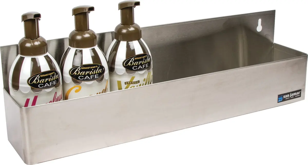 San Jamar Speed Rail Bottle Holder 5 Qt (21.2cm) | Organizes Quart & Liter Bottles for Quick Bar Service - view 6