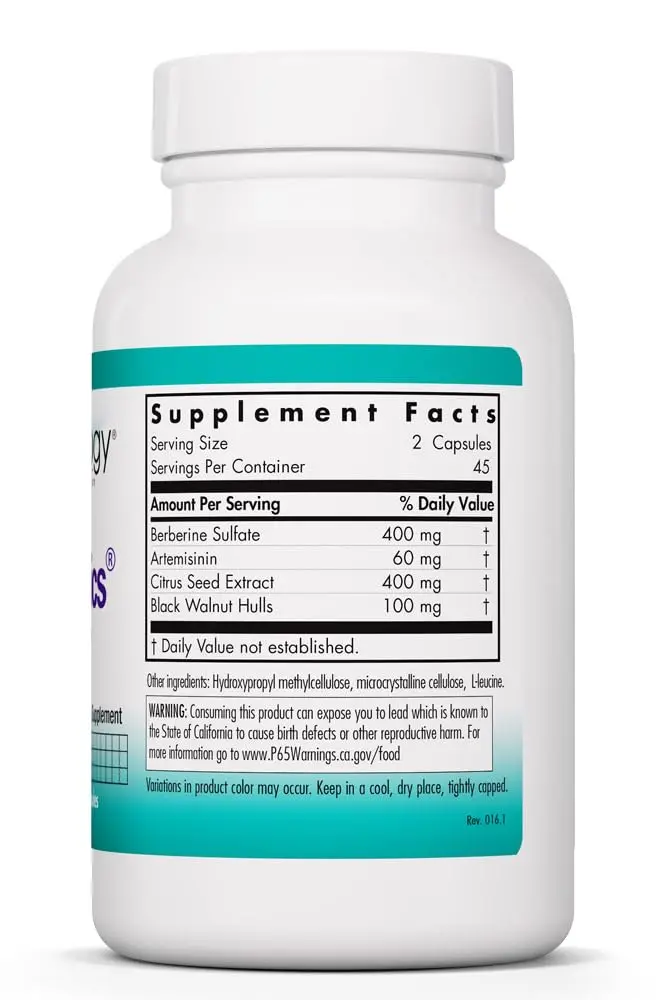 Allergy Research Group TriBiotics Berberine Artemisinin 90 Capsules | GI Support & Microbial Balance - view 2
