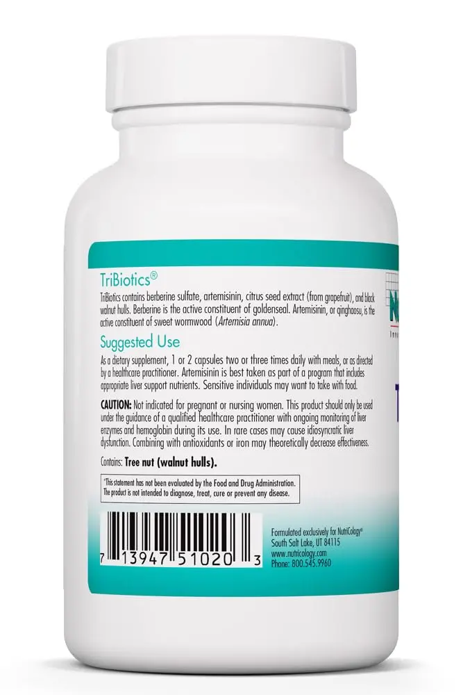 Allergy Research Group TriBiotics Berberine Artemisinin 90 Capsules | GI Support & Microbial Balance - view 3