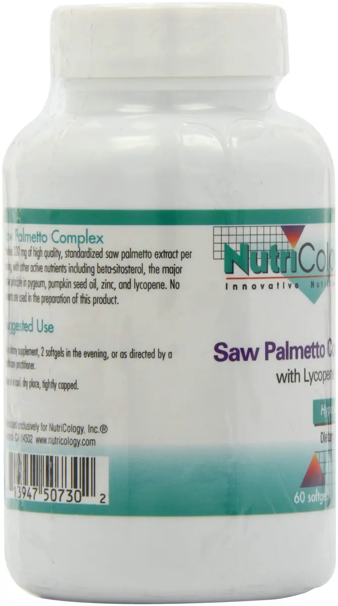 Allergy Research Group Saw Palmetto Complex with Lycopene 60 Softgels | Supports Prostate & Urinary Health - view 5