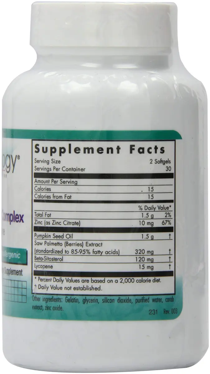 Allergy Research Group Saw Palmetto Complex with Lycopene 60 Softgels | Supports Prostate & Urinary Health - view 6