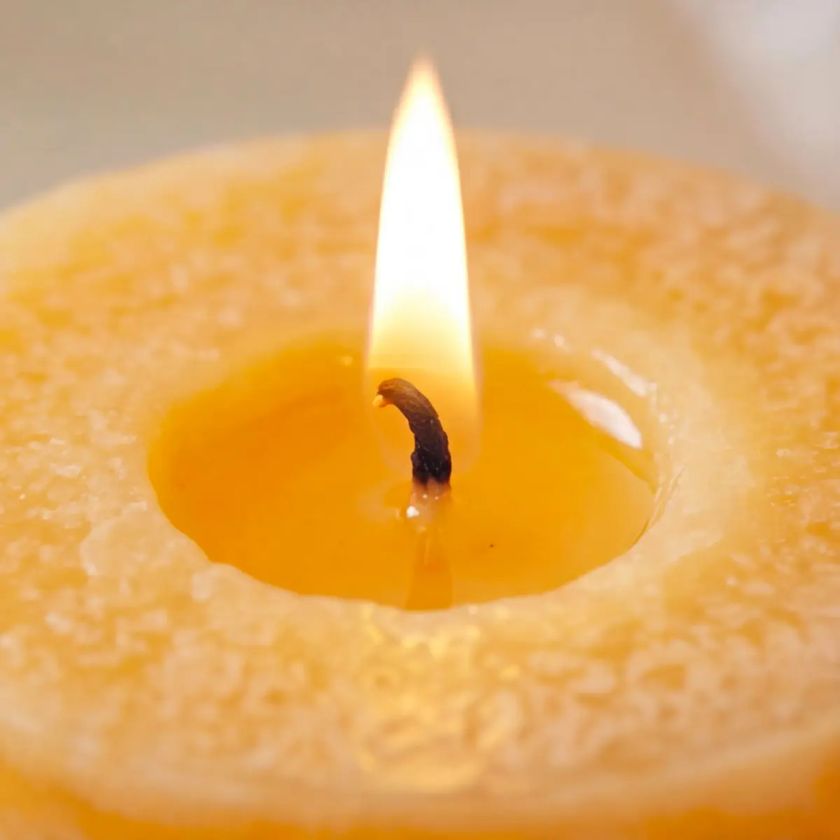 Aroma Naturals Lavender & Tangerine Pillar Candle 6.4cm x 10.2cm (2.5" x 4") | Relaxing Aromatherapy Scent - view 6