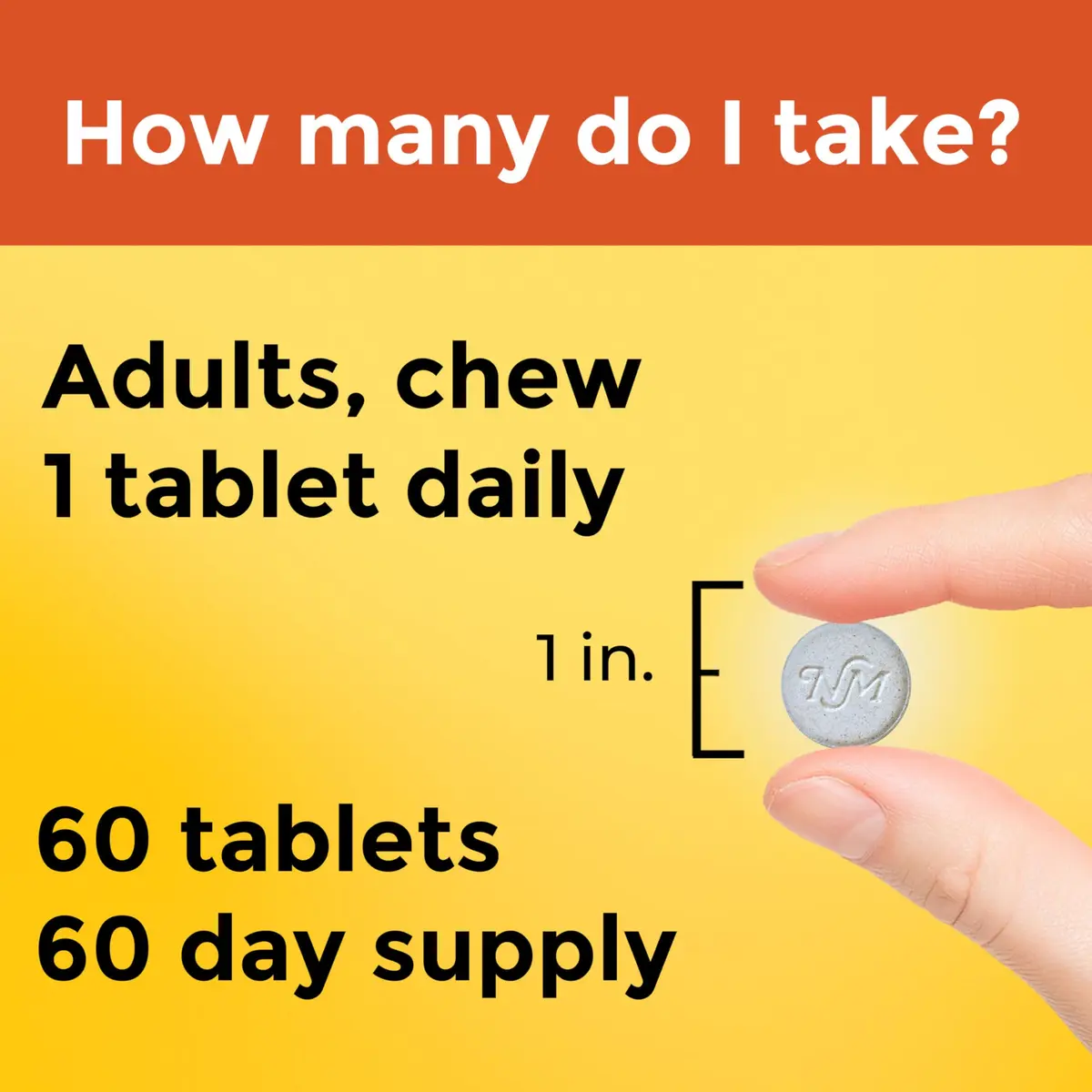 Nature Made Chewable Vitamin C 500 mg Tablets 60 Count | USP Verified Immune Support - view 5