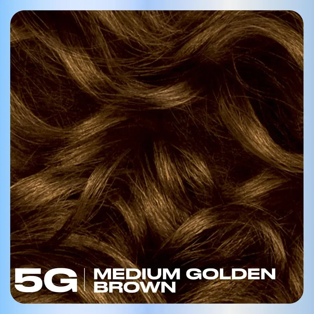 Clairol Nice'n Easy Permanent Hair Dye 5G Medium Golden Brown, Pack of 1 | 100% Gray Coverage - view 3