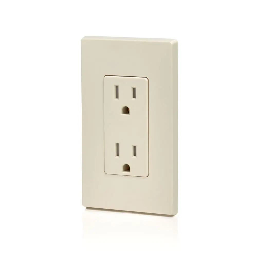 Leviton 15 Amp Decora Tamper-Resistant Duplex Electrical Wall Outlet, Light Almond | Child-Safe, Long-Lasting, UL Listed - view 5