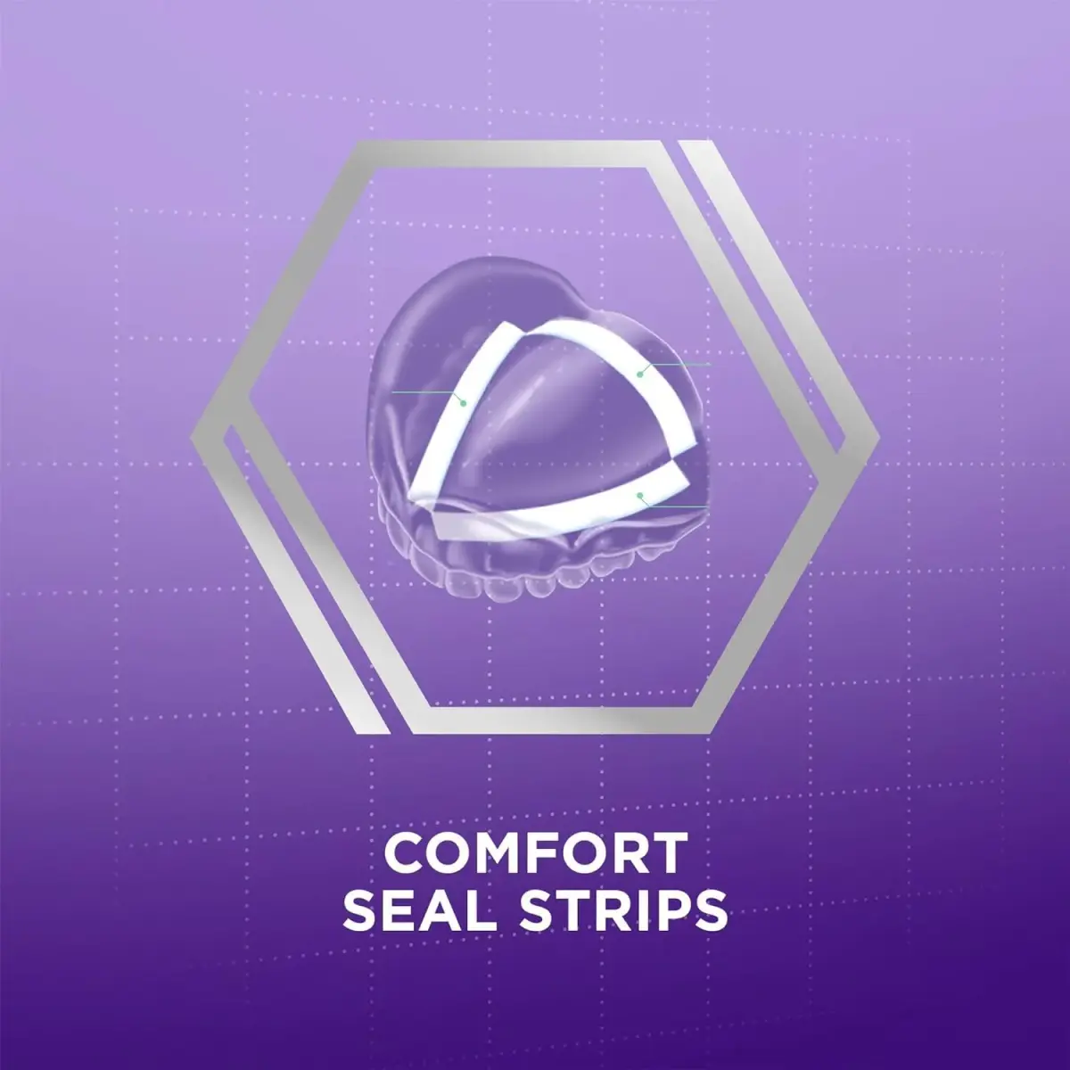 Super Poli-Grip Denture Adhesive Strips 40 Count | All-Day Comfort Seal - view 4