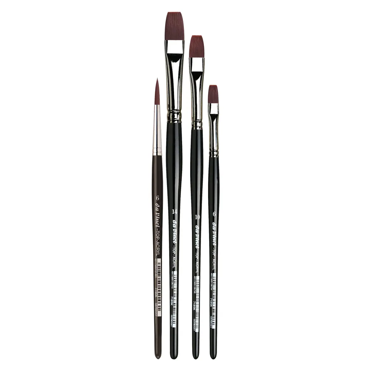da Vinci Watercolor Series 4220 Top Acryl Brush Set for Acrylic, Oil, and Watercolor | Multiple Sizes, Handmade in Germany - view 4