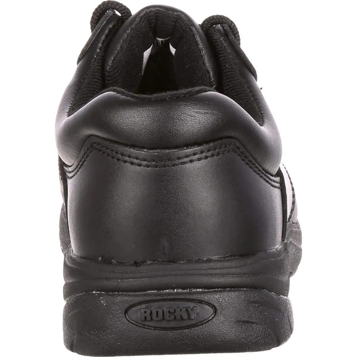 ROCKY SlipStop 911 Plain Toe Oxford Shoe, Black, Size 8 | Water-Resistant Full-Grain Leather Work Shoe - view 5