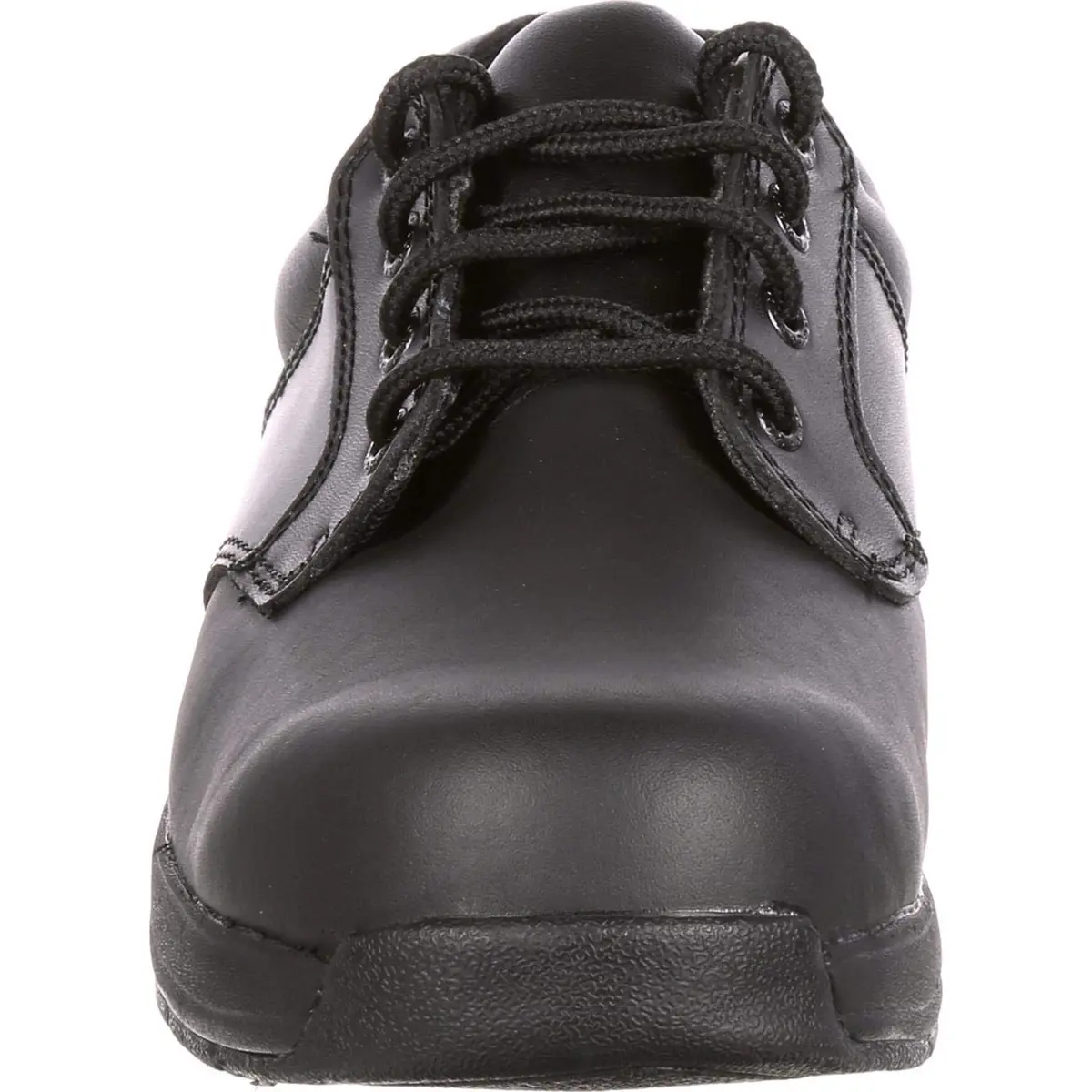 ROCKY SlipStop 911 Plain Toe Oxford Shoe, Black, Size 9(ME) | Water-Resistant Full-Grain Leather Work Shoe - view 4
