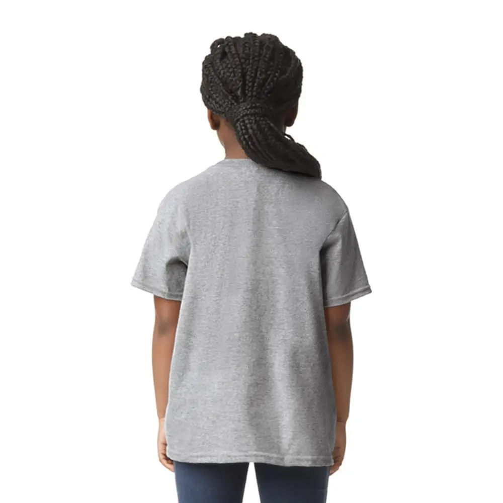 Gildan Heavy Cotton T-Shirt G800B Sport Grey XL | Classic 100% Cotton Jersey - view 2