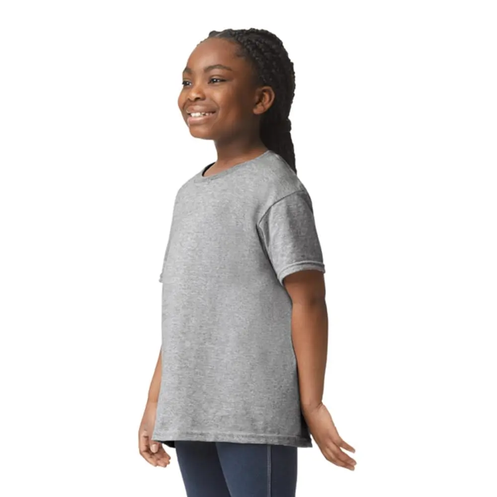 Gildan Heavy Cotton T-Shirt G800B Sport Grey XL | Classic 100% Cotton Jersey - view 3