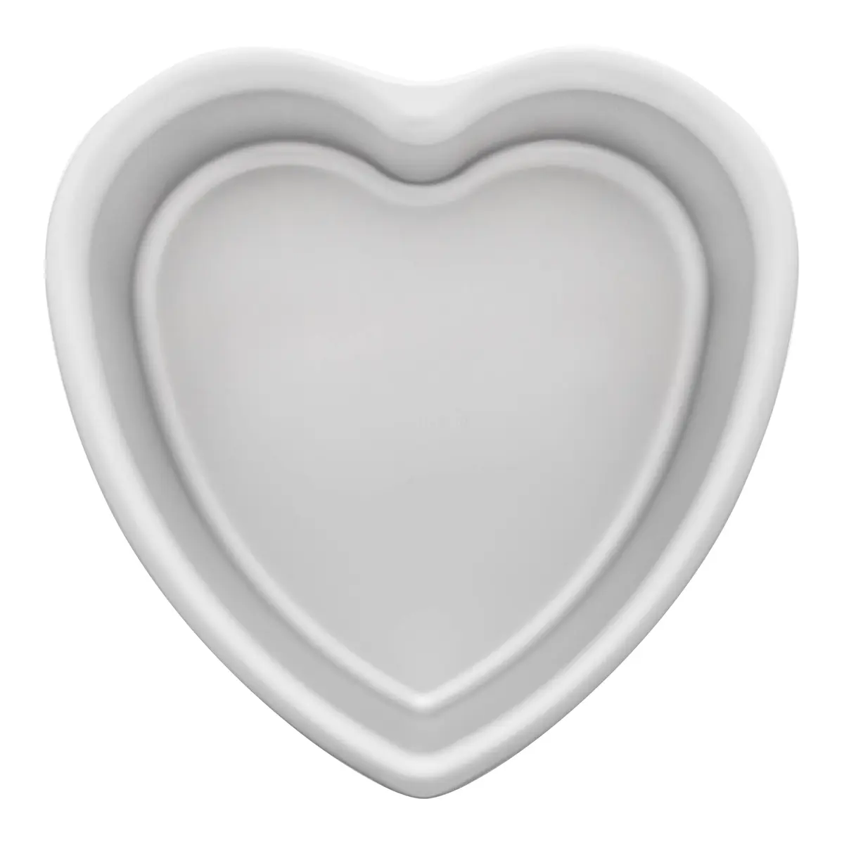 Fat Daddio's PHT-83 Anodized Aluminum Heart Cake Pan, 8 x 3 Inch | Deep, Durable Bakeware for Special Occasions - main product image
