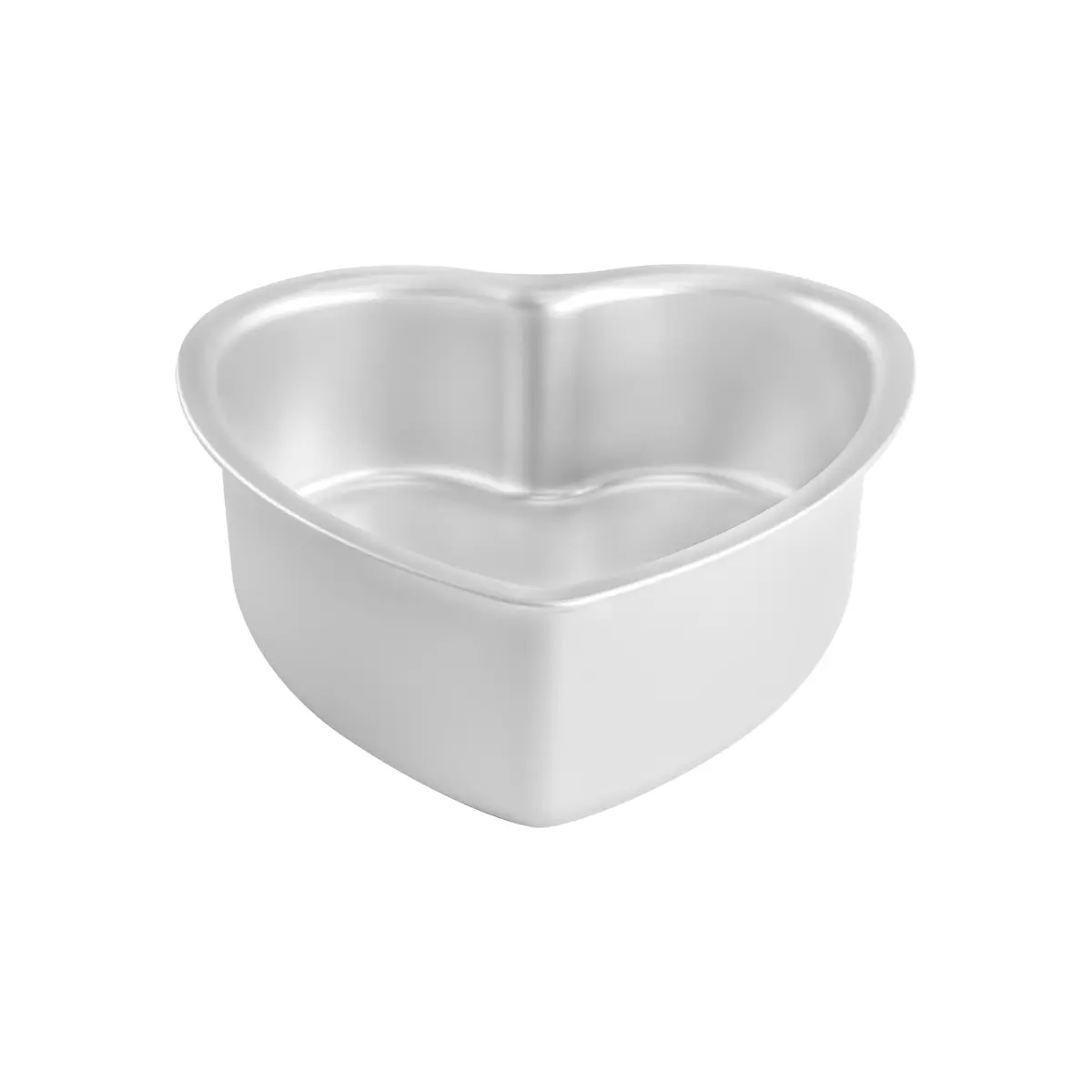 Fat Daddio's PHT-83 Anodized Aluminum Heart Cake Pan, 8 x 3 Inch | Deep, Durable Bakeware for Special Occasions - view 2