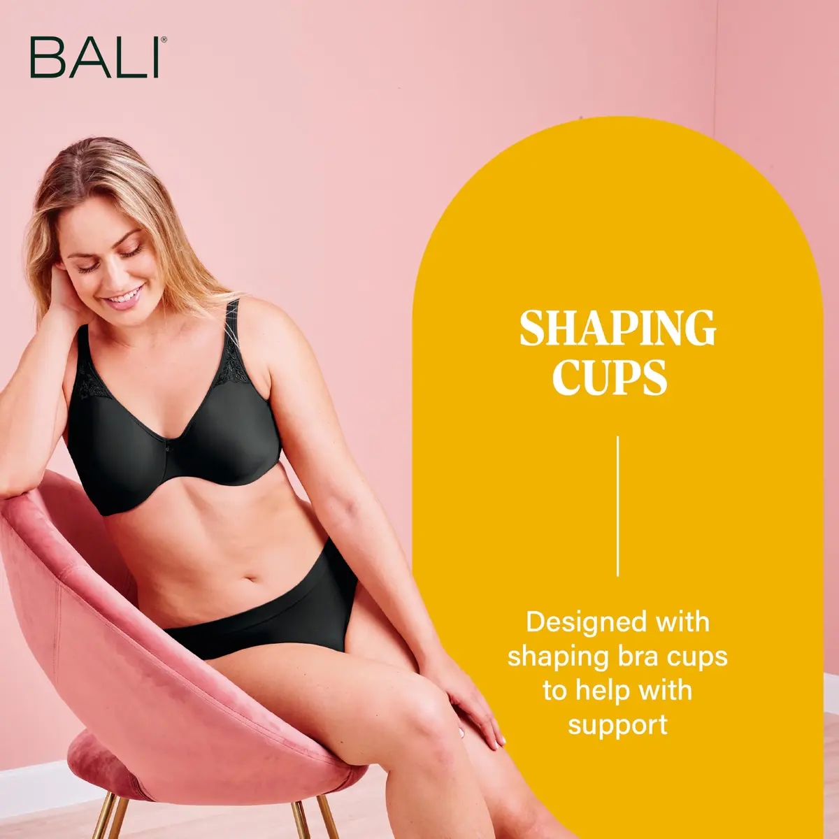Bali Passion for Comfort Underwire Minimizer Bra 38DDD | Supports & Shapes - view 7