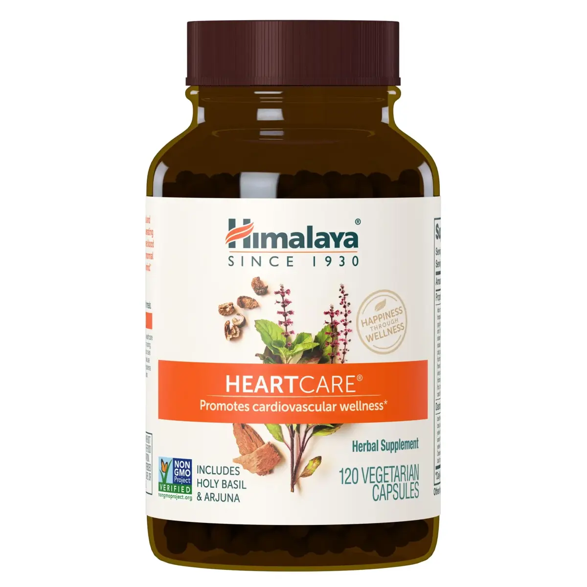 Himalaya HeartCare Cardiovascular Wellness Supplement 720 mg 120 Capsules | Supports Heart Health & Normal Cholesterol - main product image