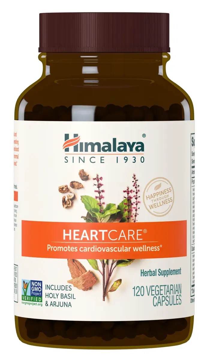 Himalaya HeartCare Cardiovascular Wellness Supplement 720 mg 120 Capsules | Supports Heart Health & Normal Cholesterol - main product image